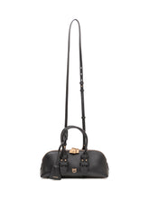 PINKO - Bowling Baguette Bag with Handles - Black - LIDIASHOPPING® - Official Website
