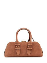 PINKO - Bowling Baguette Bag with Handles - Brown - LIDIASHOPPING® - Official Website