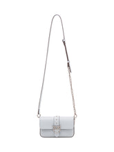 PINKO - Borsa Love One Slouchy con Patta - Blu - LIDIASHOPPING® - Official Website