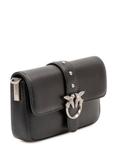 PINKO - Love One Slouchy Bag with Flap - Black - LIDIASHOPPING® - Official Website