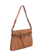 PINKO - Shoulder Bag with Strap and Stud Details - Brown - LIDIASHOPPING® - Official Website