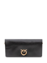 PINKO - Borsa a Tracolla Click Soft Horizontal - Nero - LIDIASHOPPING® - Official Website