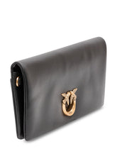 PINKO - Borsa a Tracolla Click Soft Horizontal - Nero - LIDIASHOPPING® - Official Website
