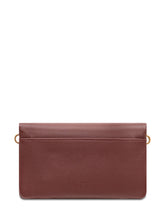 PINKO - Borsa a Spalla Click Soft con Patta e Logo - Rosso - LIDIASHOPPING® - Official Website