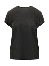 PINKO - Short Sleeve Floral Pattern Blouse - Black - LIDIASHOPPING® - Official Website