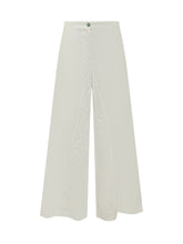 PINKO - Canelli Wide Leg Pants - White - LIDIASHOPPING® - Official Website