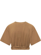 PINKO - Top with Waist Belt - Brown - LIDIASHOPPING® - Official Website