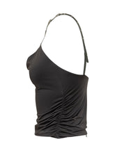 PINKO - Draped Top with Straps - Black - LIDIASHOPPING® - Official Website
