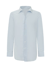 FINAMORE 1925 - Camicia Milano 22 Ustica - Blu - LIDIASHOPPING® - Official Website