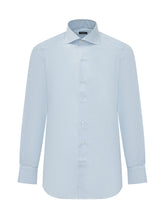 FINAMORE 1925 - Milano Eduardo shirt - Blue - LIDIASHOPPING® - Official Website