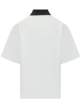 LANVIN - Pique Jrsy Collar Polo - Bianco - LIDIASHOPPING® - Official Website