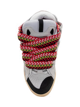 LANVIN - Low Top Sneakers Curb with Multicolor Laces - White - LIDIASHOPPING® - Official Website
