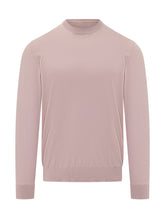 PAOLO PECORA - Crew Neck Sweater Long Sleeves - Pink - LIDIASHOPPING® - Official Website