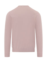 PAOLO PECORA - Crew Neck Sweater Long Sleeves - Pink - LIDIASHOPPING® - Official Website