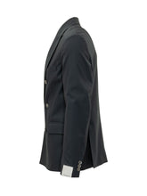 PAOLO PECORA - Giacca Doppiopetto con Bottoni - Blu - LIDIASHOPPING® - Official Website