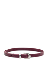 OUR LEGACY - Slim Leather Belt - Purple - LIDIASHOPPING® - Official Website