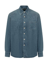 OUR LEGACY - Camicia Above con Colletto e Tasca - Blu - LIDIASHOPPING® - Official Website