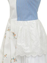 MSGM - Sleeveless Patchwork Dress - White - LIDIASHOPPING® - Official Website