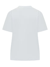 MSGM - Logo Embroidery T-Shirt - White - LIDIASHOPPING® - Official Website