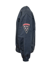KENZO - Collarless Bomber Jacket with Patches - Blue - LIDIASHOPPING® - Official Website