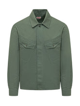 KENZO - Cotton Utility Shirt - Green | Lidia Shopping ® | Official Website
