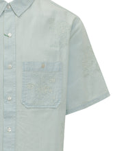 KENZO - Shirt with Embroidery - Blue - LIDIASHOPPING® - Official Website