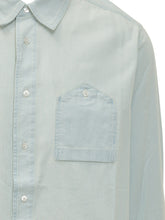 KENZO - Shirt with Patch Pockets - Blue - LIDIASHOPPING® - Official Website