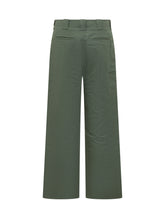 KENZO - Double Knee Chino con Tasche - Verde - LIDIASHOPPING® - Official Website