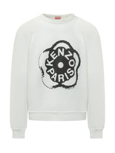 KENZO - Felpa con Stampa - Bianco - LIDIASHOPPING® - Official Website