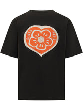 KENZO - Oversized Heart Print T-shirt - Black - LIDIASHOPPING® - Official Website
