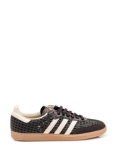 ADIDAS ORIGINALS - Samba Sneakers with Stripes and Woven Upper - Black - LIDIASHOPPING® - Official Website