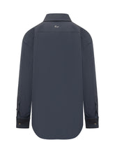 KENZO - Overshirt con Tasche Applicate e Bottoni - Blu - LIDIASHOPPING® - Official Website