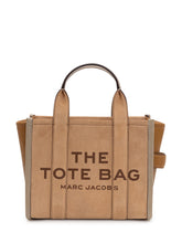 MARC JACOBS - Borsa Tote Piccola in Suede - Beige | Lidia Shopping | Official Website