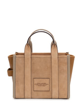 MARC JACOBS - Borsa Tote Piccola in Suede - Beige | Lidia Shopping | Official Website