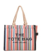 MARC JACOBS - The Large Tote Striped Bag - Multicolor - LIDIASHOPPING® - Official Website