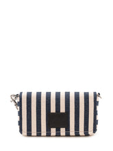 MARC JACOBS - Borsa a Tracolla The Mini Bag a Righe - Blu - LIDIASHOPPING® - Official Website