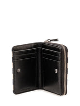MARC JACOBS - Portafoglio The Mini Compact Wallet a Righe - Blu - LIDIASHOPPING® - Official Website