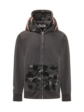 BAPE - Felpa con Cappuccio e Zip - Grigio - LIDIASHOPPING® - Official Website