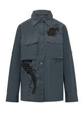 PAROSH - Camicia con Ricamo Floreale - Blu | Lidia Shopping | Official Website