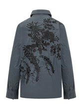 PAROSH - Camicia con Ricamo Floreale - Blu | Lidia Shopping | Official Website