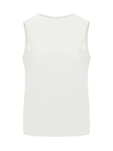 PAROSH - Blusa Smanicata Minimal - Bianco | Lidia Shopping | Official Website