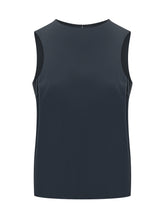 PAROSH - Blusa Smanicata Minimal - Blu - LIDIASHOPPING® - Official Website