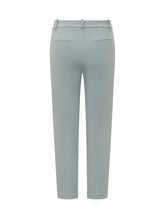 PINKO - Bello Straight Leg Trousers - Blue - LIDIASHOPPING® - Official Website