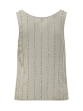 PINKO - Top Senza Maniche con Applicazioni - Verde - LIDIASHOPPING® - Official Website