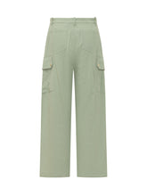 PINKO - Pantalone Rosalin con Tasche Cargo - Verde - LIDIASHOPPING® - Official Website