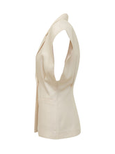 PINKO - Floella Sleeveless Jacket - White - LIDIASHOPPING® - Official Website