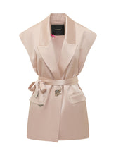 PINKO - Sleeveless Blazer with Belt - Pink - LIDIASHOPPING® - Official Website