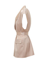 PINKO - Sleeveless Blazer with Belt - Pink - LIDIASHOPPING® - Official Website