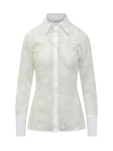 PINKO - Camicia Coline Pizzo - Bianco - LIDIASHOPPING® - Official Website