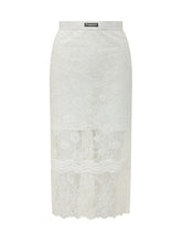 PINKO - Harmonie Lace Skirt - White - LIDIASHOPPING® - Official Website